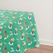 Peanuts Peppermint Träume Schneeflocken Muster Tischdecke (Beispiel)
