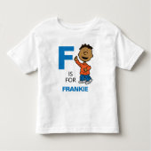 PEANUTS | Personalisiert Franklin Kleinkind T-shirt (Vorderseite)