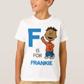PEANUTS | Personalisiert Franklin T-Shirt (Vorderseite)