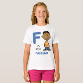 PEANUTS | Personalisiert Franklin T-Shirt (Vorne ganz)