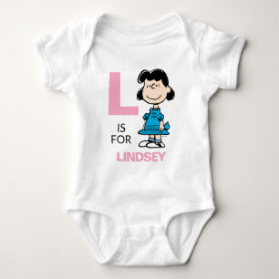 PEANUTS   Personalisiert Lucy Baby Strampler