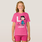 PEANUTS | Personalisiert Lucy T-Shirt (Vorne ganz)
