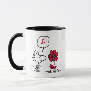 PEANUTS   Rotes und schwarzes Muster Tasse