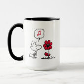 PEANUTS | Rotes und schwarzes Muster Tasse (Links)