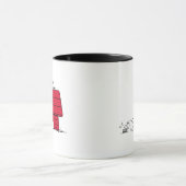 PEANUTS | Rotes und schwarzes Muster Tasse (Zentrum)
