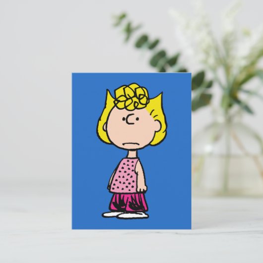Peanuts | Sally Brown Postkarte (Stehend Vorderseite)