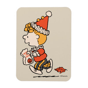 Peanuts Sally Clown-Kostüm Halloween Magnet