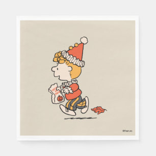 Peanuts Sally Clown-Kostüm Halloween Serviette