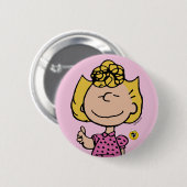 Peanuts | Sally Super Lächeln Button (Vorne & Hinten)