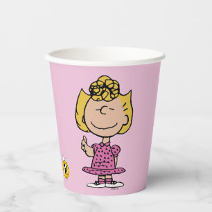 Peanuts Sally Super Lächeln Pappbecher