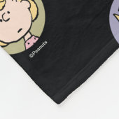 Peanuts | Sallys Gesichter Fleecedecke (Ecke)