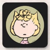 Peanuts | Sallys Gesichter Getränkeuntersetzer (Vorderseite)