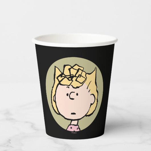 Peanuts | Sallys Gesichter Pappbecher (Vorderseite)