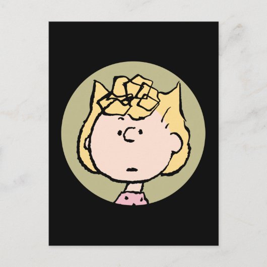Peanuts | Sallys Gesichter Postkarte (Vorderseite)