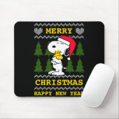 Peanuts Santa Claus Hug Mousepad (Mit Mouse)