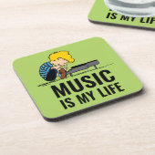 Peanuts | Schroeder Getränkeuntersetzer (Linke Seite)