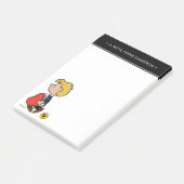 Peanuts | Schroeder Reisepiano Post-it Klebezettel (angewinkelt)