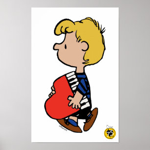 Peanuts Schroeder Reisepiano Poster