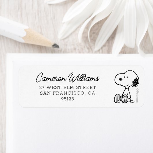 PEANUTS | Snoopie auf Schwarz-weißen Comicen (Insitu)