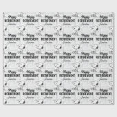 PEANUTS | Snoopie auf Schwarz-weißen Comicen Geschenkpapier (Flach)