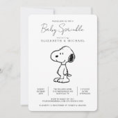Peanuts Snoopy - Baby Sprinkle Einladung (Vorderseite)