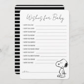 Peanuts Snoopy - Baby Sprinkle will Baby Mitteilungskarte (Vorne/Hinten)