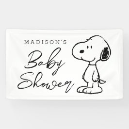 Peanuts Snoopy | Babydusche Banner
