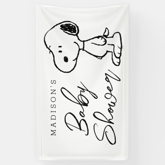 Peanuts Snoopy | Babydusche Banner (Vertikal)