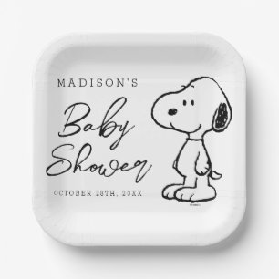 Peanuts Snoopy Babydusche Pappteller