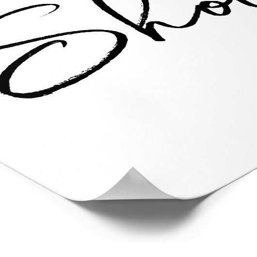 Peanuts Snoopy | Babydusche Poster (Ecke)