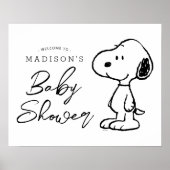 Peanuts Snoopy | Babydusche Poster (Vorne)