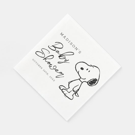 Peanuts Snoopy | Babydusche Serviette (Ecke)