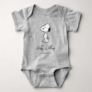 Peanuts Snoopy Bald kommt das Baby Strampler