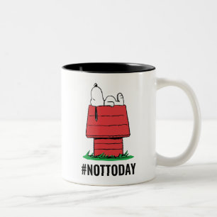 Peanuts   Snoopy beim Nickerchen Zweifarbige Tasse
