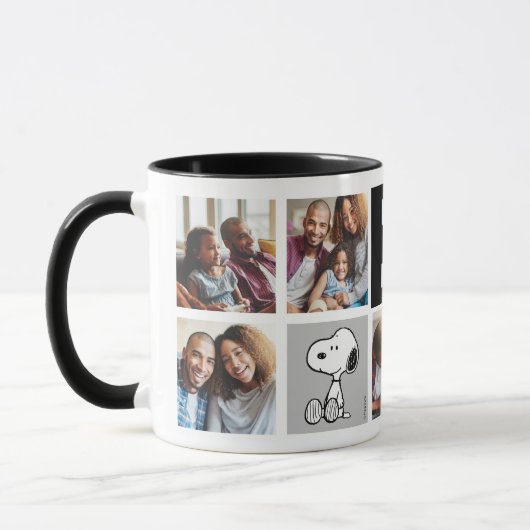 PEANUTS | Snoopy - Beste Vater-FotoCollage Tasse (Links)