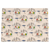 Peanuts Snoopy Beste Wünsche Abschluss Muster Große Geschenktüte (Vorderseite)