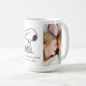 PEANUTS | Snoopy - Bestes Opa-je-Foto Kaffeetasse (VorderseiteRechts)