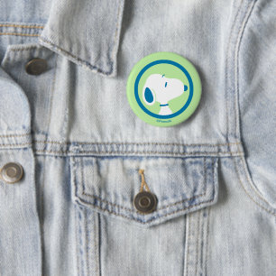 Peanuts Snoopy Blue Deco Träume Button