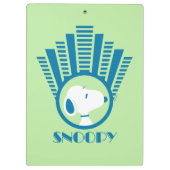 Peanuts | Snoopy Blue Deco Träume Klemmbrett (Rückseite)