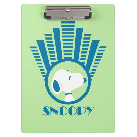 Peanuts | Snoopy Blue Deco Träume Klemmbrett (Vorderseite)