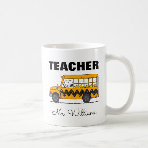 Peanuts   Snoopy Bus Driver Teacher Kaffeetasse