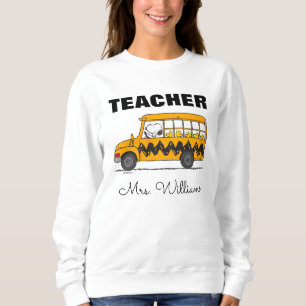 Peanuts Snoopy Bus Driver Teacher Sweatshirt
