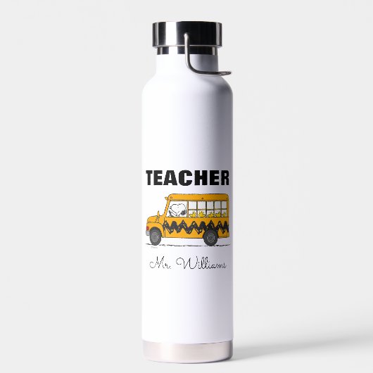Peanuts | Snoopy Bus Driver Teacher Trinkflasche (Links)