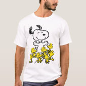 Peanuts Snoopy Chick Party T-Shirt (Vorderseite)