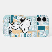 Peanuts | Snoopy Comic Muster iPhone 16 Hülle (Rückseite (Horizontal))