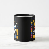 Peanuts Snoopy Congrats Grad Graduation Confetti Tasse (Zentrum)