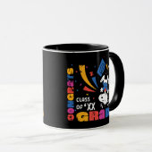 Peanuts Snoopy Congrats Grad Graduation Confetti Tasse (VorderseiteRechts)