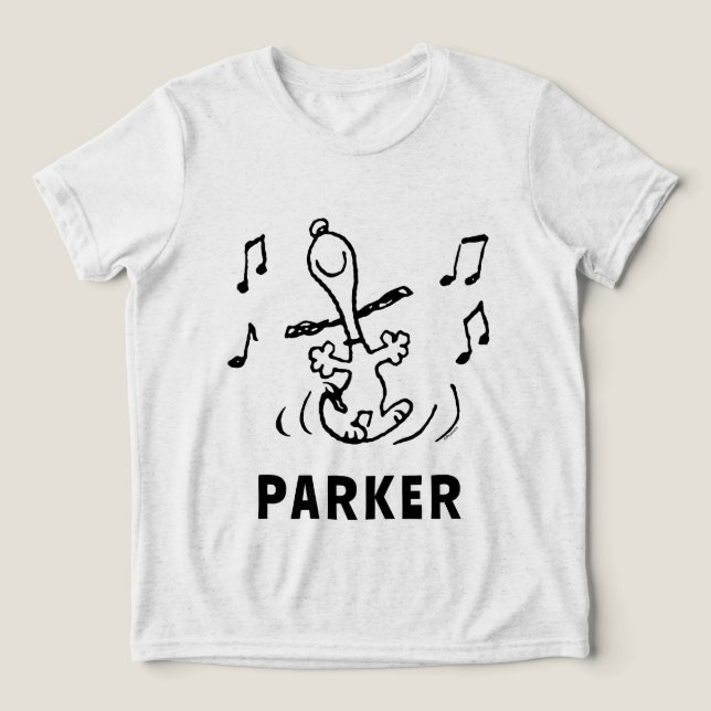 Peanuts | Snoopy Dancing Tri-Blend Shirt (Design Vorderseite)
