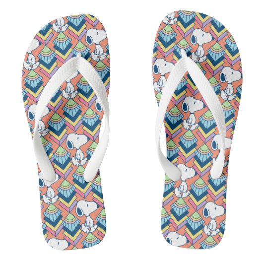 Peanuts | Snoopy Deco Dreams Muster Badesandalen (Fußbett)