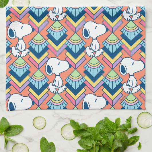 Peanuts | Snoopy Deco Dreams Muster Geschirrtuch (Gefaltet)